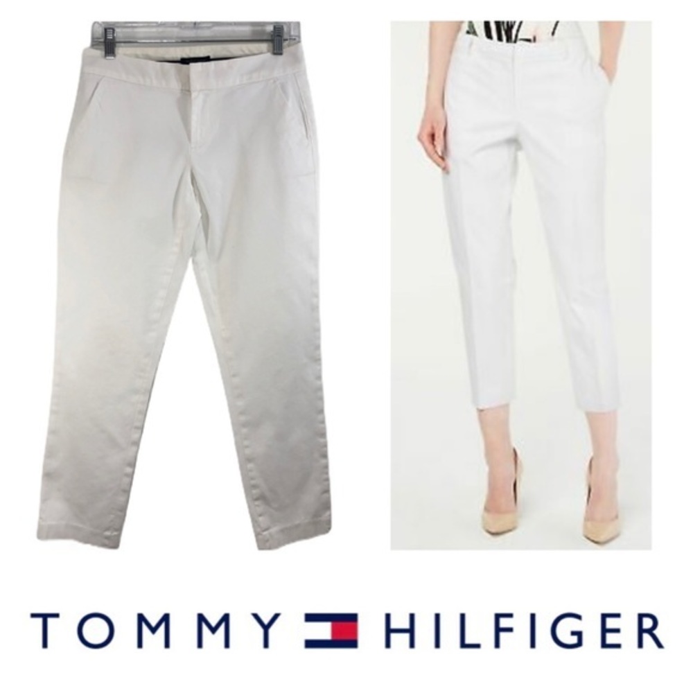 Tommy Hilfiger White Skinny Ankle Radcliffe Pants